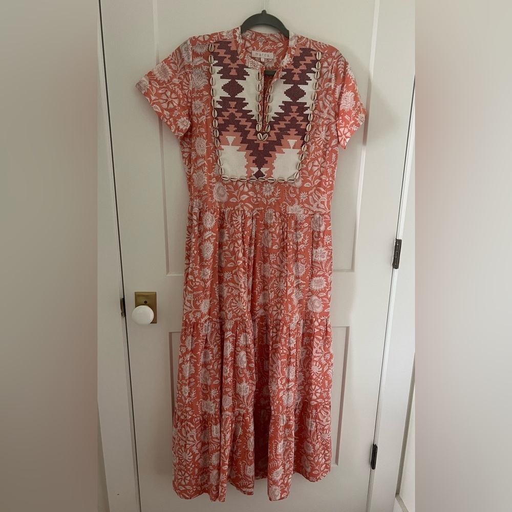 Marea by Liz Joy maci dress with cowrie shells.  size S.  Like new